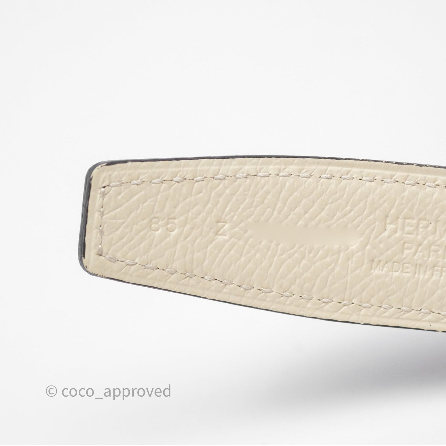 Hermès Clou De Selle Belt Buckle & Reversible Strap Gold/ Nata Palladium Hardware