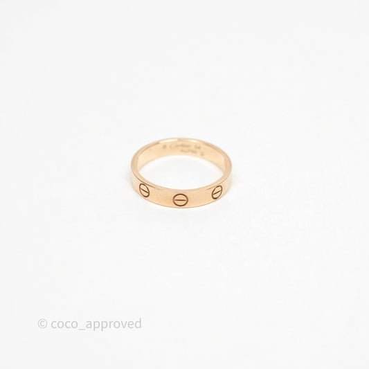 Cartier Love Ring Small Model Rose Gold