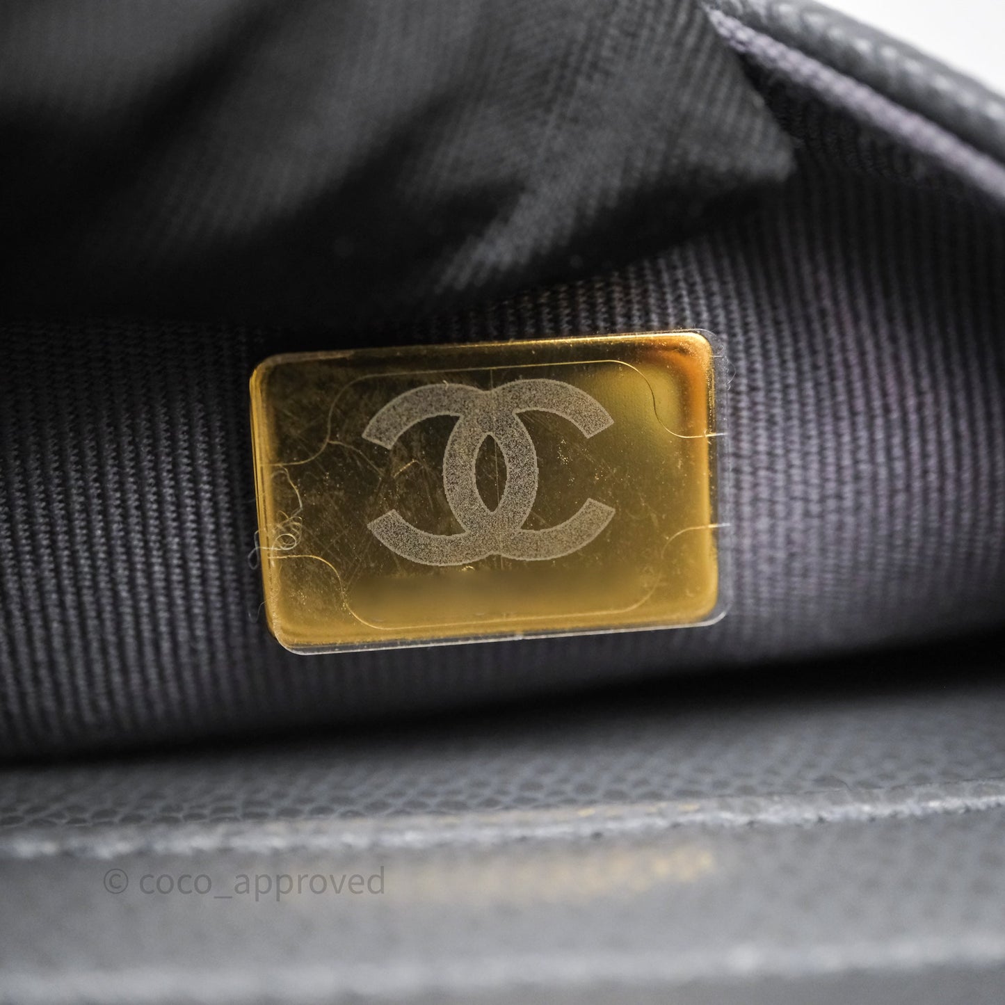 Chanel Small Duma Backpack Dark Grey Caviar Gold Hardware 23K