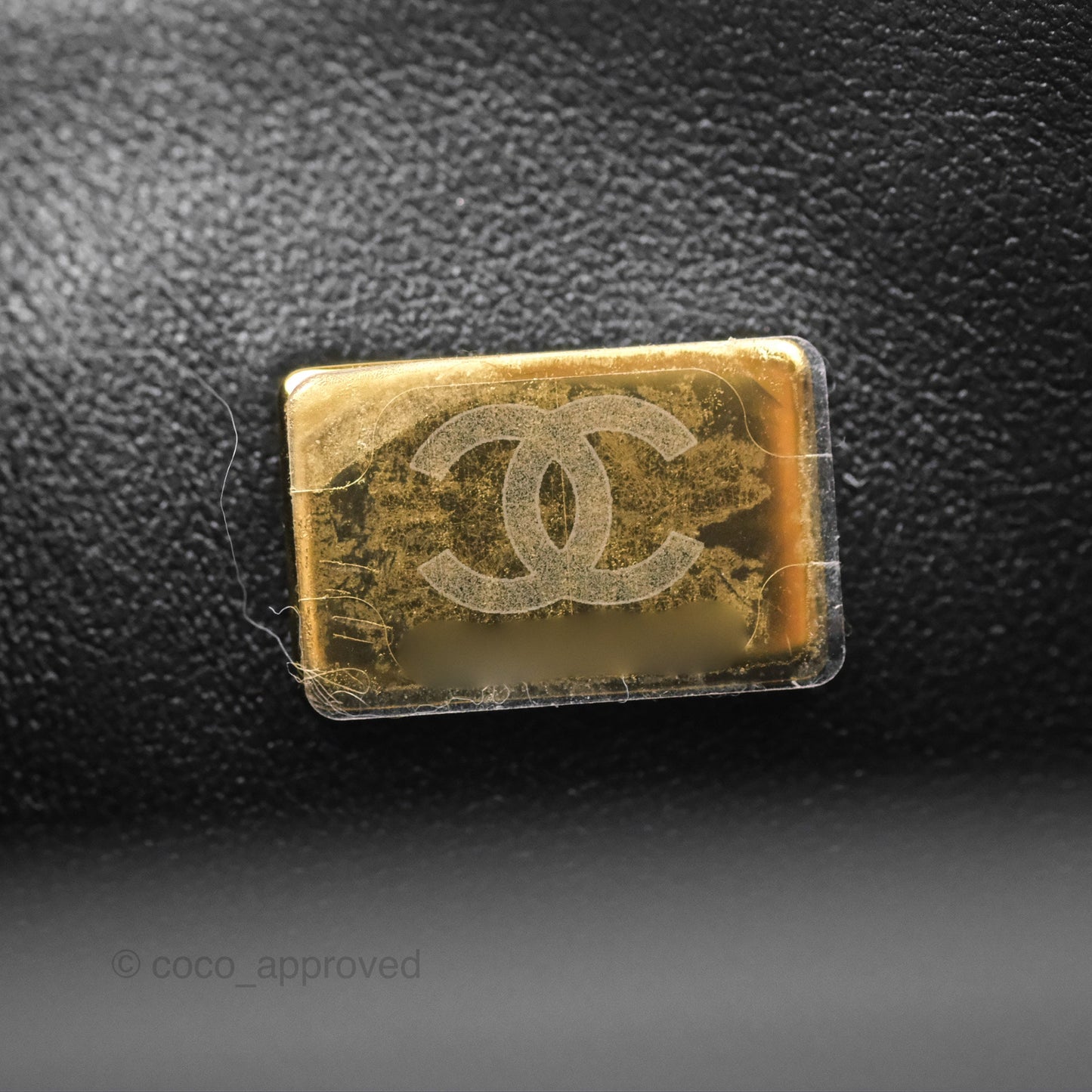 Chanel Top Handle Mini Rectangular Flap Bag Black Lambskin Gold Hardware