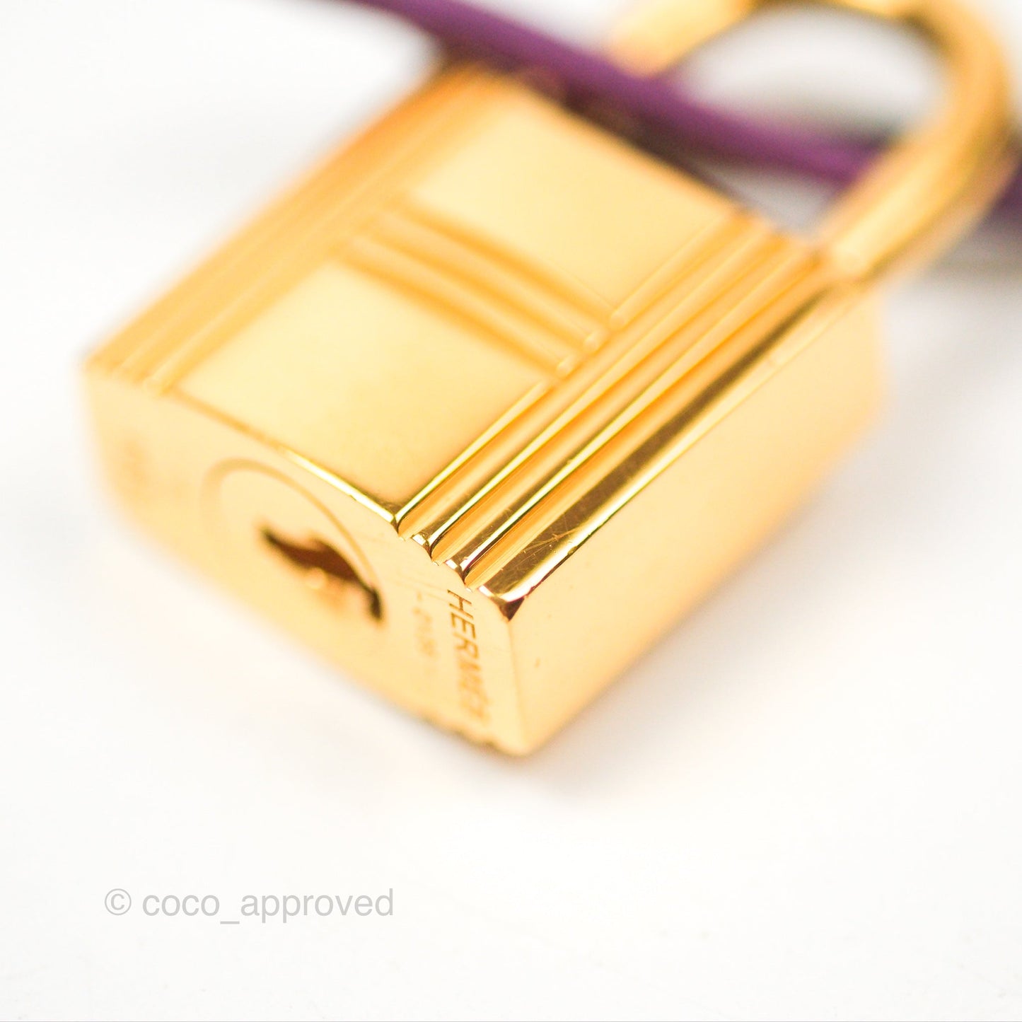 Hermès Bolide 1923 31 Purple Epsom Palladium Hardware