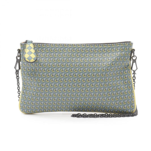 Luxury Bottega Veneta blue Leather Shoulder Bag ()