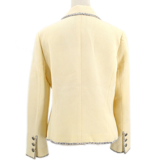 Luxury Chanel Cruise 2005 emblem patch double-breasted blazer #42