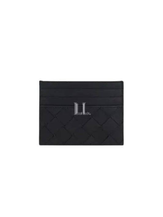 Luxury Bottega Veneta Intrecciato Leather Card Wallet Midnight Blue