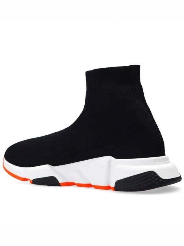 Luxury Balenciaga Speed Runner High Top Sneakers Black Orange