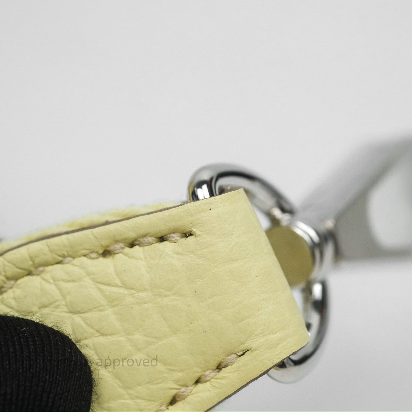 Hermès Mini Evelyne 16 Jaune Milton I8 Clemence Palladium Hardware