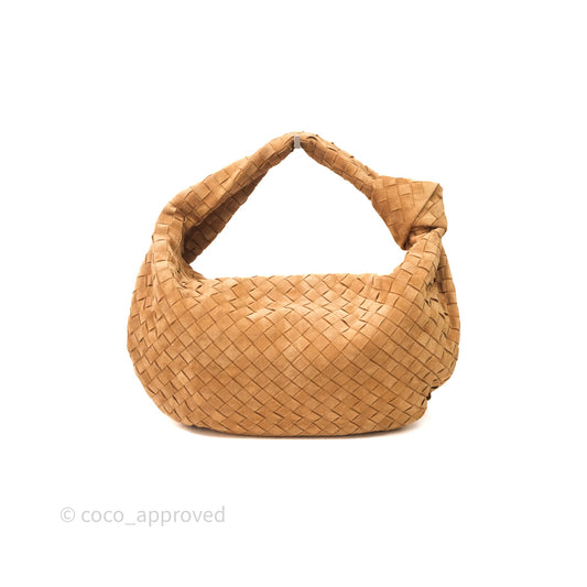 Bottega Veneta Classic Jodie Brown Suede Intrecciato