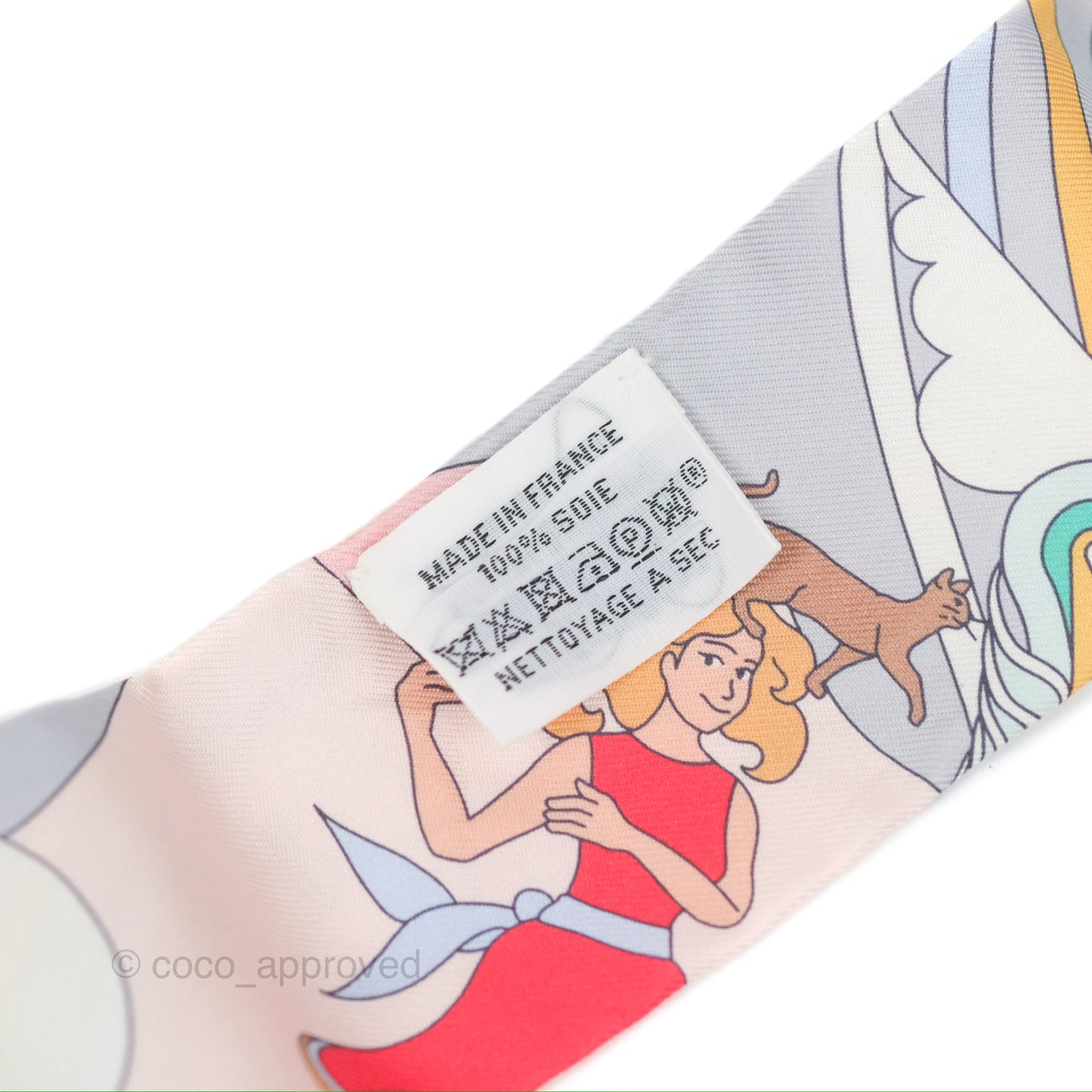 Hermes Carres Volants Silk Twilly