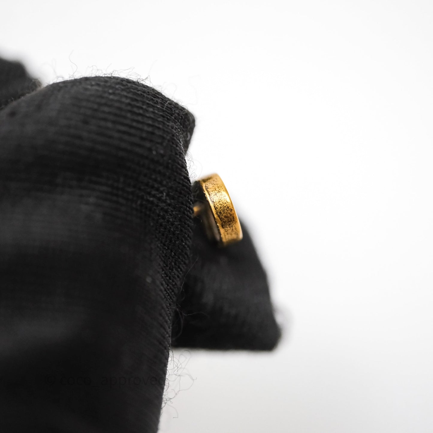 Christian Dior J'Adior Bee Earrings Aged Gold Tone