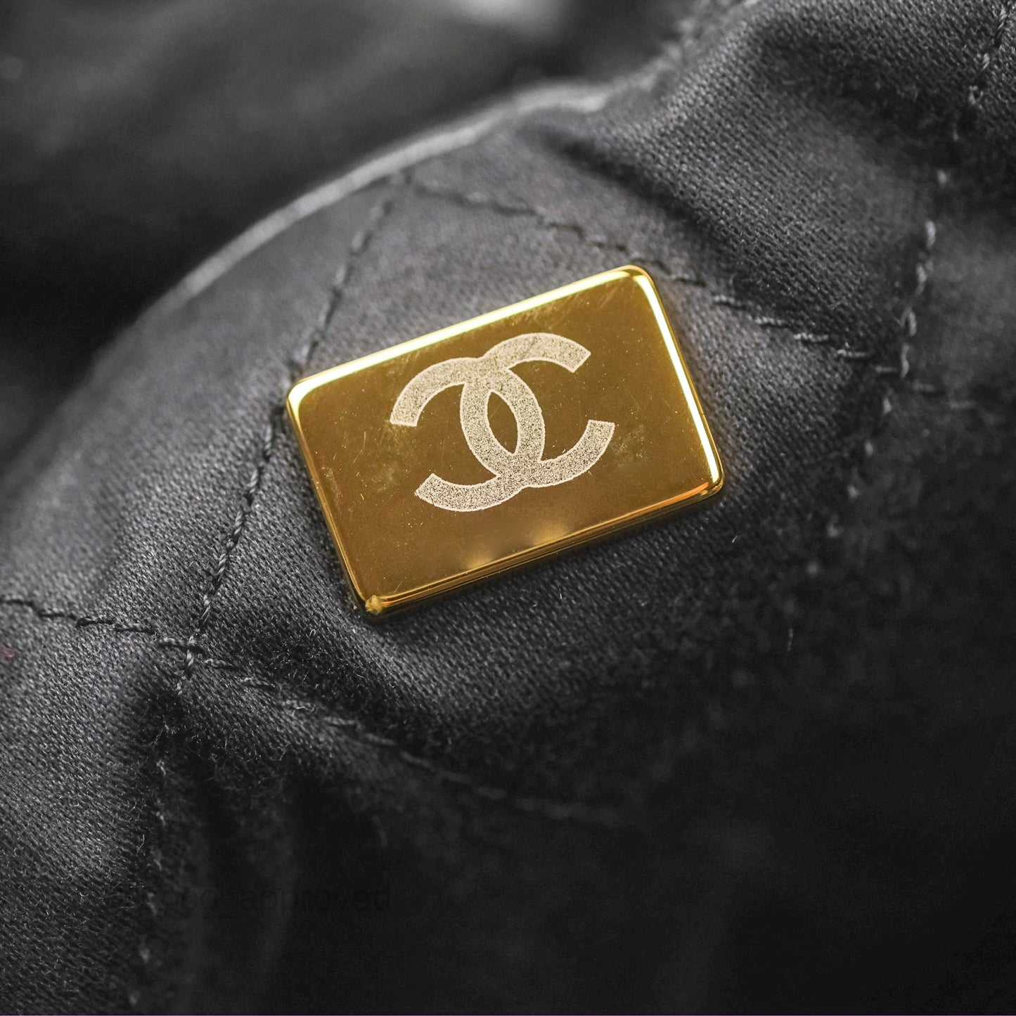 Chanel 22 Small Black Aged Calfskin Aged Gold Hardware