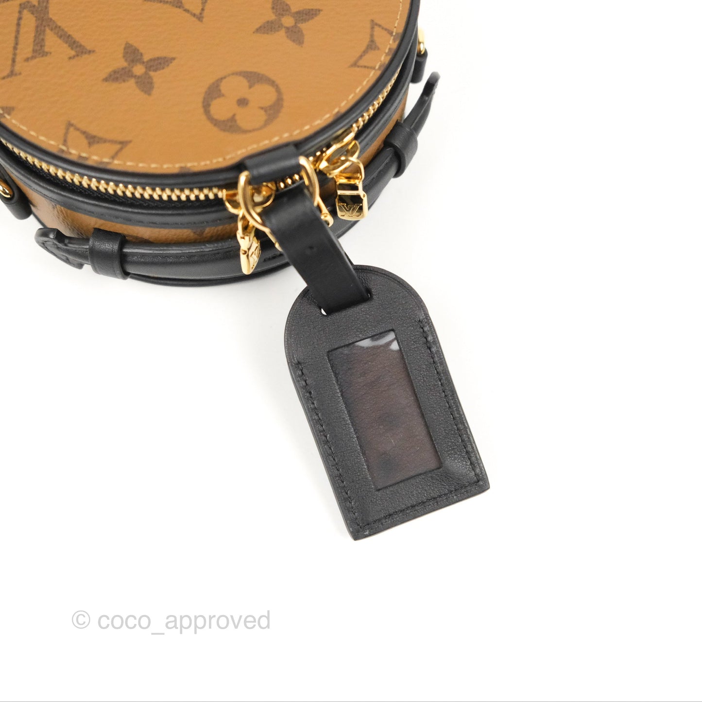 Louis Vuitton Mini Boîte Chapeau Monogram Reverse Canvas Black