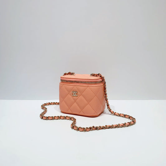 No.3981-Chanel Caviar Mini Vanity With Classic Chain (Brand New / 全新)