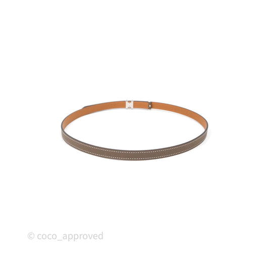 Hermes Pop H 15 Belt Etoupe