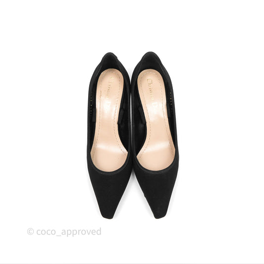 Christian Dior Pointed Toe Lace Up Heels Black Size 36.5
