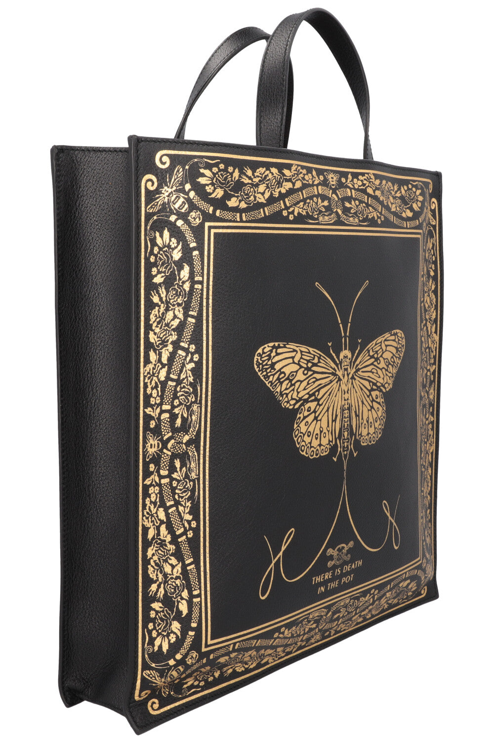 Luxury Gucci Trending 2025 Tote Butterfly Convertible Black