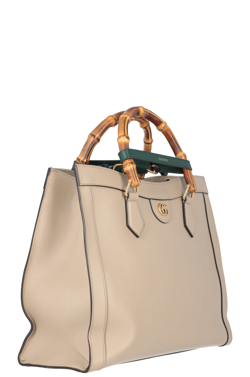 Luxury Gucci Trending 2025 Diana Medium Tote Bag Leather Beige