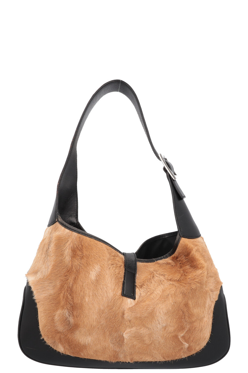 Luxury Gucci Trending 2025 Jackie Bag Pony Hair Black Brown