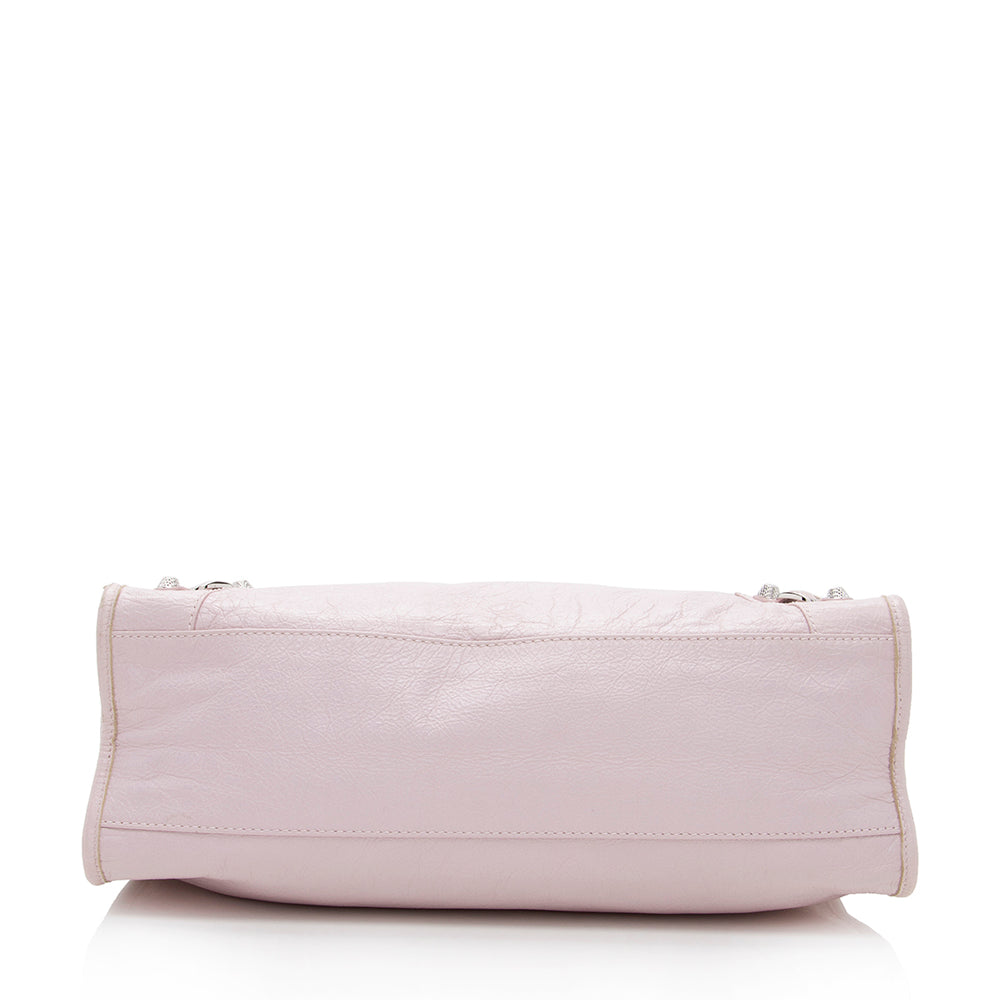 Luxury Balenciaga Agneau Giant 12 City Satchel (SHF-17835)