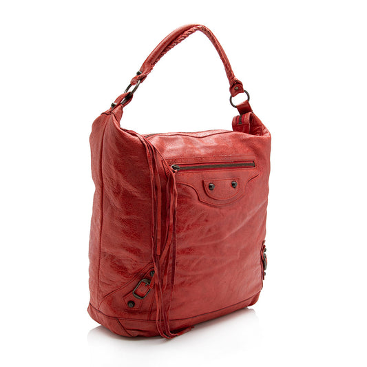 Luxury Balenciaga Arena Classic Day Hobo - FINAL SALE (SHF-16014)