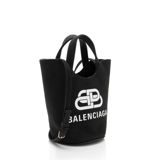 Luxury Balenciaga Canvas Wave XS Tote (SHF-xPrjdh)