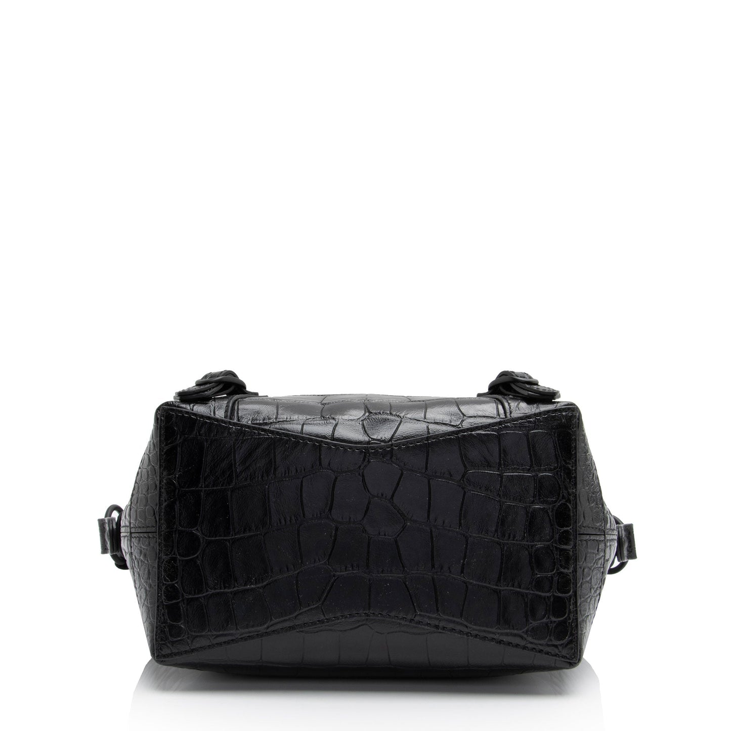 Luxury Balenciaga Croc Embossed Calfskin Neo Classic XS Hobo (SHF-eCbmjO)