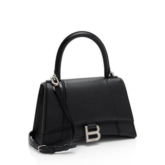 Luxury Balenciaga Grained Calfskin Hourglass Small Top Handle (SHF-O1sHR7)