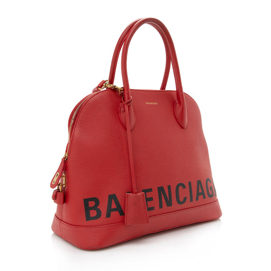Luxury Balenciaga Grained Calfskin Ville Medium Top Handle Bag (SHF-15056)