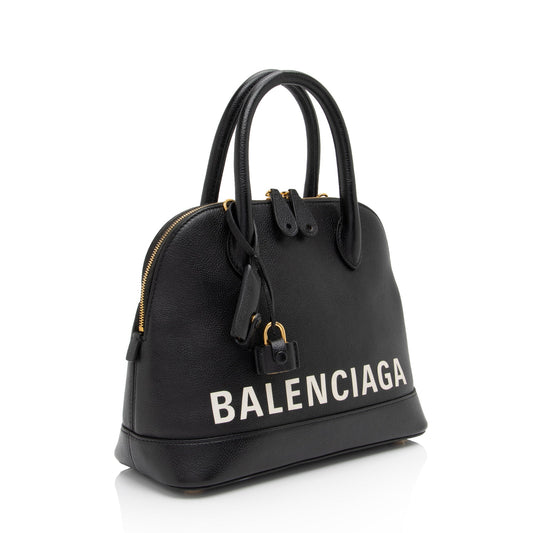 Luxury Balenciaga Grained Calfskin Ville Small Top Handle (SHF-2rn3jj)