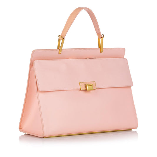 Luxury Balenciaga Le Dix Cartable Leather Satchel (SHG-23865)
