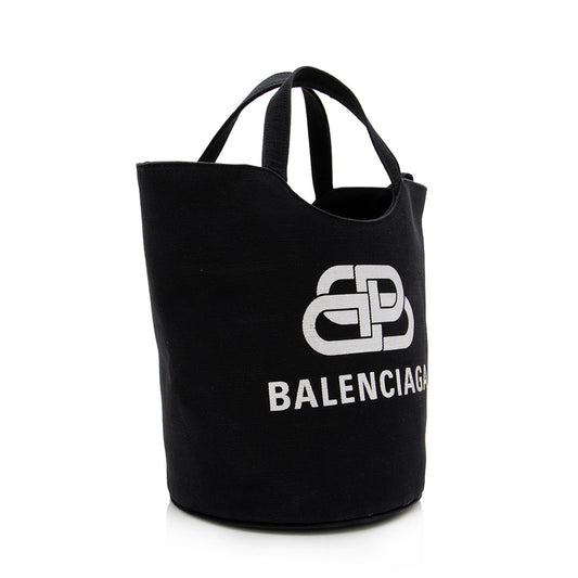 Luxury Balenciaga Leather Wave Medium Tote (SHF-15192)