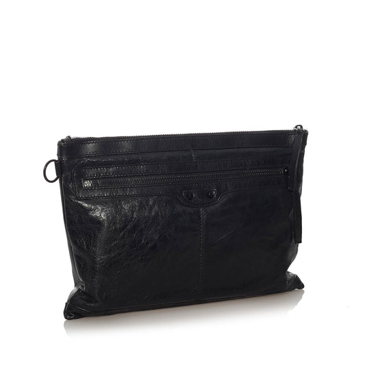 Luxury Balenciaga Motocross Classic Clip Clutch Bag (SHG-28184)