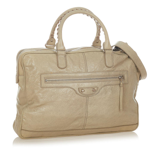 Luxury Balenciaga Motocross Classic Mini Folder Business Bag (SHG-26189)
