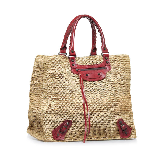 Luxury Balenciaga Motocross Classic Panier Tote Bag (SHG-bqVJ4c)