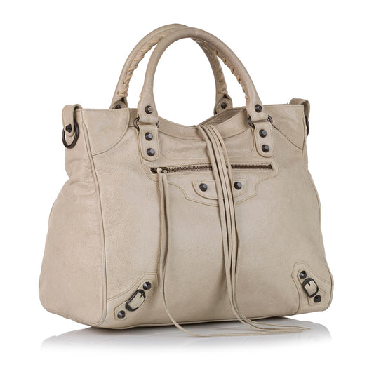 Luxury Balenciaga Motocross Classic Velo Satchel (SHG-34902)