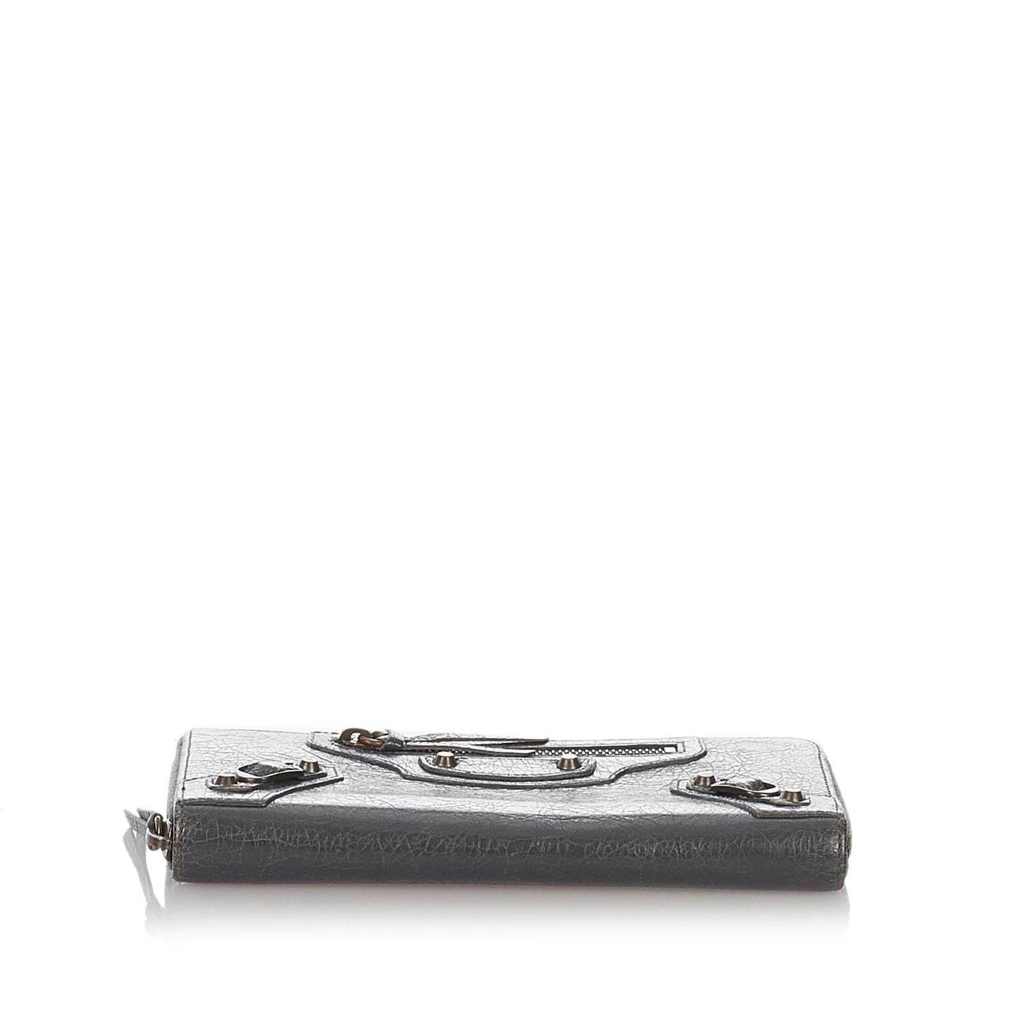 Luxury Balenciaga Motocross Leather Wallet (SHG-26769)
