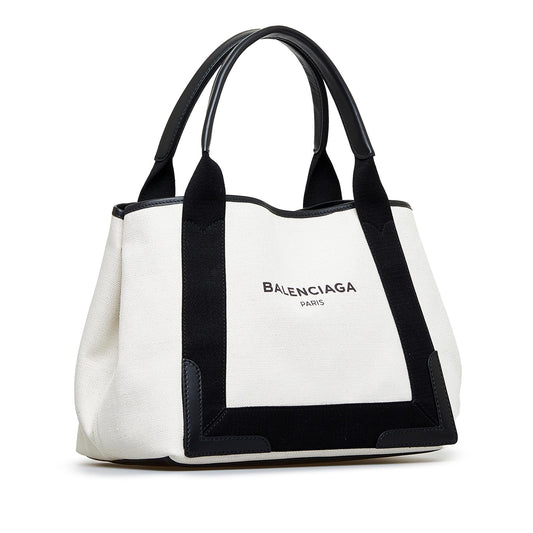 Luxury Balenciaga Navy Cabas S Tote (SHG-9xcxgt)