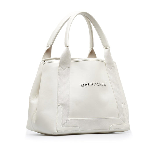 Luxury Balenciaga Navy Cabas S Tote (SHG-0ntX1O)