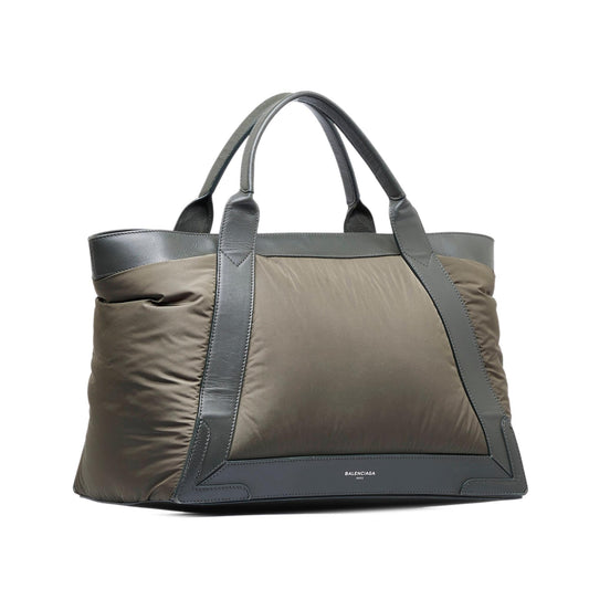 Luxury Balenciaga Navy Cabas Tote Bag (SHG-NK6SLM)