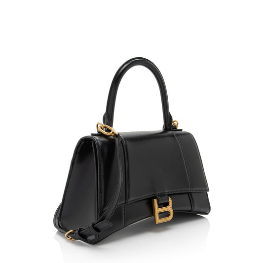 Luxury Balenciaga Shiny Calfskin Hourglass Small Top Handle (SHF-9h44a6)