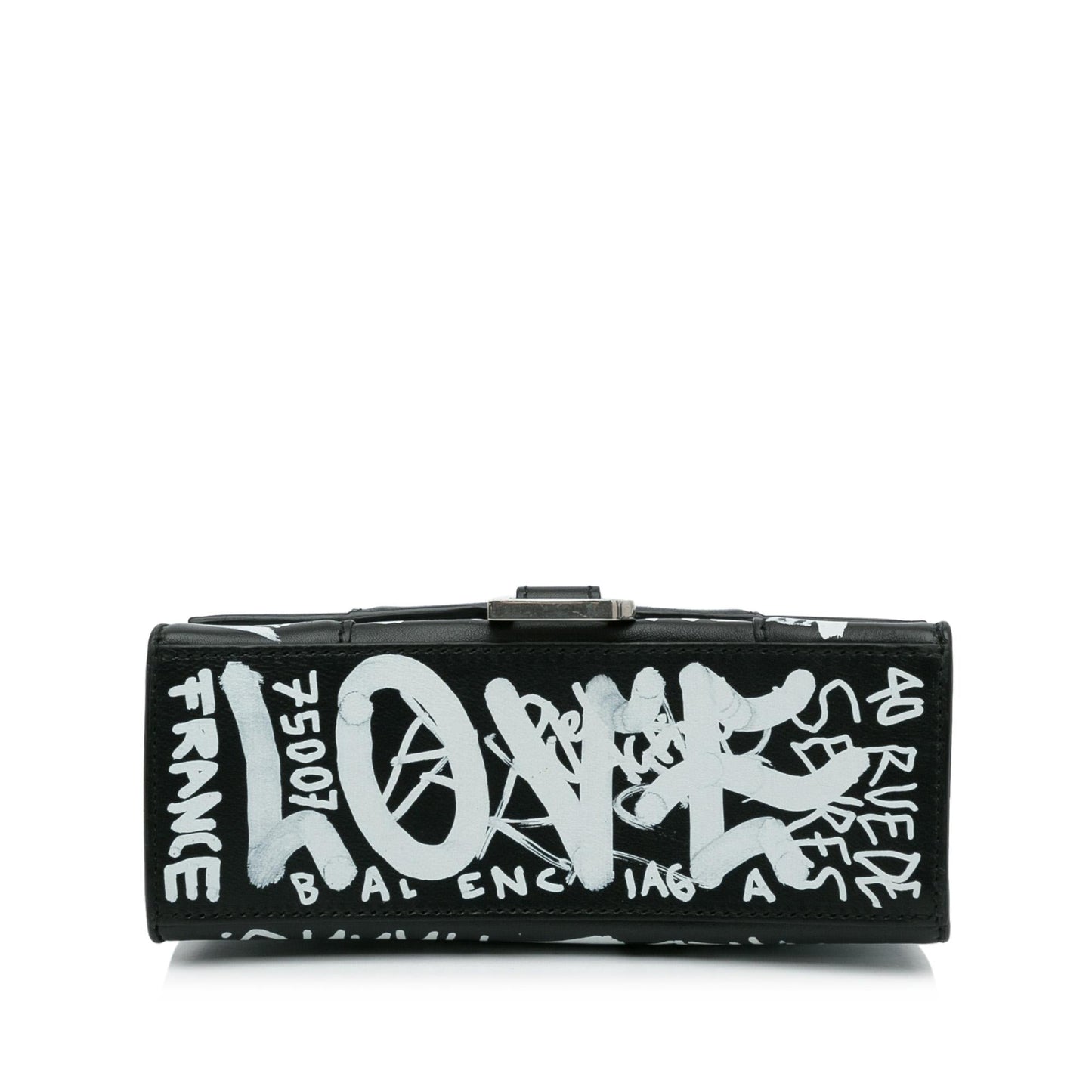 Luxury Balenciaga XS Hourglass Graffiti Satchel (SHG-heztyI)
