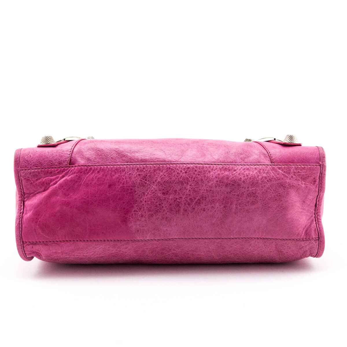 Luxury Balenciaga Sorbet Agneau Silver Giant 21 City Bag