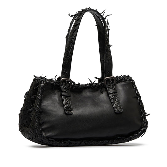 Luxury Bottega Veneta Intrecciato Fringe Handbag (SHG-R4KZcS)