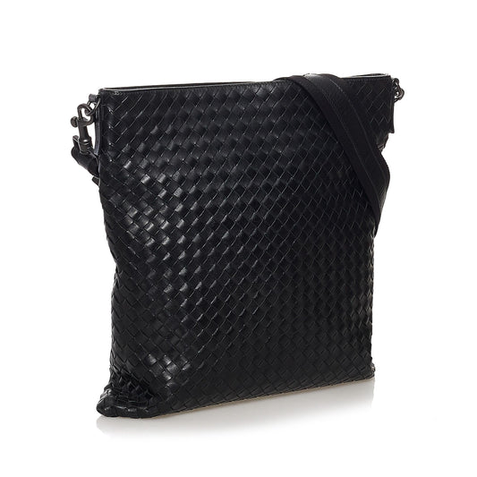 Luxury Bottega Veneta Intrecciato Leather Crossbody Bag (SHG-31743)