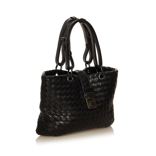 Luxury Bottega Veneta Intrecciato Leather Handbag (SHG-29480)
