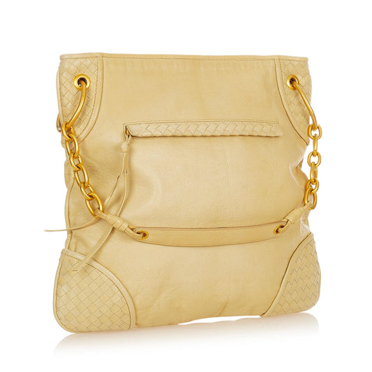 Luxury Bottega Veneta Intrecciato Leather Shoulder Bag (SHG-24944)