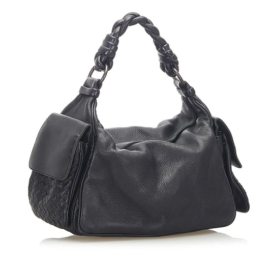 Luxury Bottega Veneta Intrecciato Leather Shoulder Bag (SHG-36583)