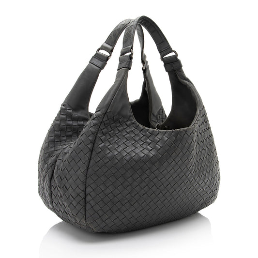 Luxury Bottega Veneta Intrecciato Nappa Campana Medium Shoulder Bag (SHF-a7yNeU)