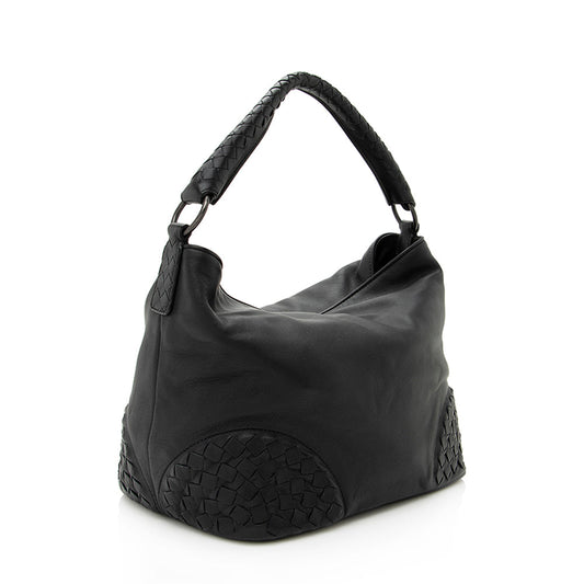 Luxury Bottega Veneta Intrecciato Nappa Hobo (SHF-19451)