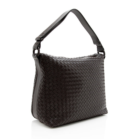 Luxury Bottega Veneta Intrecciato Nappa Sloane Hobo (SHF-15849)
