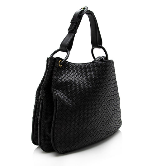 Luxury Bottega Veneta Intrecciato Nappa Sloane Hobo - FINAL SALE (SHF-17071)